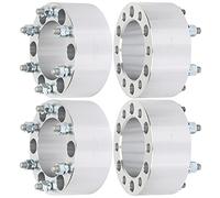 ECCPP Set of 4 3 inch Wheel Spacer 6x5.5 6x139.7 Wheel Spacer Adapter Kit with M 12x1.5 108mm Hub Bore for 4Runner Amigo Canyon Colorado D50 Entourage 6 Lug Silver Aluminum