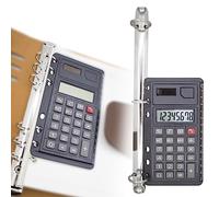 ECEIRO Ring Binders Calculator for Portfolio Binder 3 Ring Binder 6 Ring Binder Calculator 1 Inch Binder, for Padfolio - 2 Inch Binders - 3 Inch Binder and A6 Binder, A5 Binder All Match