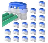 ECENCE Cable Connectors Robot Lawnmower 20 Pcs Waterproof Gel-Filled | Crimp connectors for repairing and securely connecting perimeter and boundary wires for robotic lawnmowers