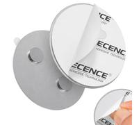 ECENCE Magnetic Smoke Detector Installation Tool 10pcs Magnetic Adhesive Pads with Glue For Smoke Alarms Ø 50mm, No Drilling Or Screws, Quick and Easy Fastening
