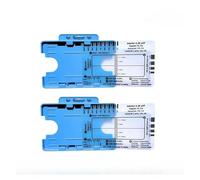 ECG 7-Step Ruler for EKG Interpretation - Transparent Plastic Measuring Tool with Heart Rate, PR Interval & ST Segment Guides (2-Pack)(2Sets)
