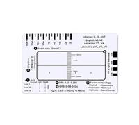 ECG 7-Step Ruler for EKG Interpretation - Transparent Plastic Measuring Tool with Heart Rate, PR Interval & ST Segment Guides (2-Pack)(1Pc)