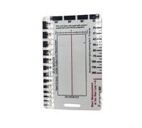 ECG Caliper Tool for 7-Step EKG Interpretation with Rhythm Regularity Check and Approximate Heart Rate Calculation (ruler + card holder)