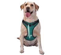 ECG Wave Pattern Dog Harness - Lightweight,Soft,Adjustable Small Harness and Leash Set, Suitable for Puppy Small and Medium-Sized Dog-Small