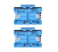 ECGs 7 Levels Ruler Card Set Reference Tool ABS for Professional Use in Clinical & Educational Setting Assessment
