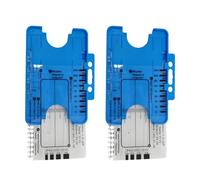 ECGs 7 Step Ruler Card Pocket Sized Assessment Tool Reference Ruler for Accurate Readings in Medicine Environment ECGs Assessment Tool