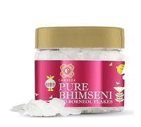 ECH Green Velly Camveda Pure Bhimseni Camphor KapoorKapur Jar (100g) 100 Pure Camphor Purifying Pleasant Fragrance for Pooja, Hawan, Air Freshener Unadulterated Camphor- Bhimseni Camphor- 100gm.