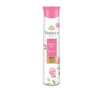 ECH Green Velly Yardly London English Rose Refreshing Body Spray| Fresh Floral Scent| 90% Naturally Derived| Deo Spray| Body Deodorant for Women| 150ml