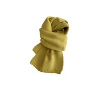 Écharpes Tricotées Femmes D'Automne D'Hiver Couleur Solide Écharpe Mince Nuerchief Doux Blanc Brun Blanc Chaud en Laine en Laine de Laine Pashmina Châle, LLHJUNUK, Jaune Citron, a