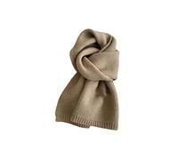 Écharpes Tricotées Femmes D'Automne D'Hiver Couleur Solide Écharpe Mince Nuerchief Doux Blanc Brun Blanc Chaud en Laine en Laine de Laine Pashmina Châle, LLHJUNUK, Gruau, a