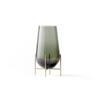 Echasse Vase Medium Fired/Brushed Brass