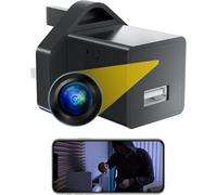 echden USB Charger with Spy Camera,1080P HD WiFi Hidden Wireless Indoor Secret Nanny Camera Home Security Surveillance Camera Small Monitoring Camera with Remote App Control