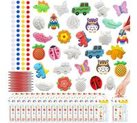 Echehi 30 Packs Gifts for Students from Teachers, End of Year Class Gifts for 30 Children, 30 Sets Plaster Painting Kits, End of Term Gifts for Children