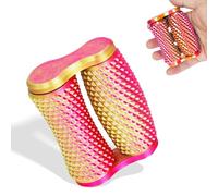 Echehi Handheld Fidget Toys, 3D Printed Fidget Toy for Stress and Anxiety Relief, Promotes Focus, Clarity, Hand Exercises. Gradient Gold
