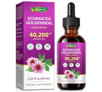 Echinacea Drops, Echinacea Extract Liquid Supplement for Immune Support & Seasonal Transition, Sugar & Alcohol-Free, 60ml