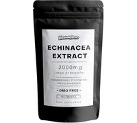 Echinacea Tablets 2000 mg from a 10:1 Extract | 140 Tablets | 4% Polyphenols | High Strength | GMO Free | Allergen Free | Vegan | Made in The UK