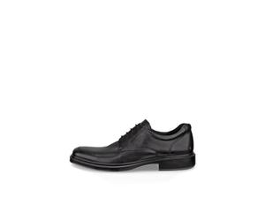 Echo 53290401001 Elliot Men's Genuine Leather Slip-on Shoes, Black, 27.5 cm 3E