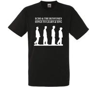 Echo and The Bunnymen Mens Unisex Black Rock T-Shirt New (3X-Large)