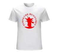 Echo and The Bunnymen Punk Rock Mens T-Shirt Unisex Graphic White Tee Shirt L