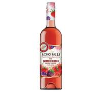 Echo Falls Fruit Fusion Wine Summer Berries Rosé Wine 75cl Bottle x 2 Pack