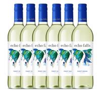 Echo Falls wine | 75cl | 12.5% ABV (Case of 6 bottles, Pinot Grigio California)