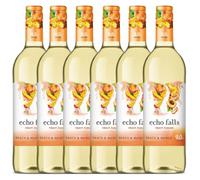 Echo Falls wine | 75cl | 9% ABV | (Case of 6 bottles, White Peach & Mango Fruit Fusion)