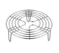 ECHO-OVE 6.3 in Round Stainless Steel Steamer Rack,Elevated Wire Pot Trivet