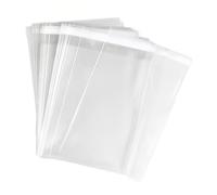 echo-ove Clear Flat Cello/Cellophane Treat Bag 11x14 Inch Gift Basket Supplies Cookies Chocolate Candy Bakery Packing Bag Food Grade Biscuits Packing Container Pack of 100