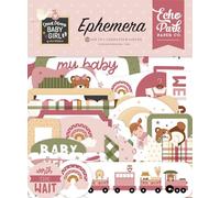 Echo Park Cardstock Ephemera 33/Pkg-Icons, Special Delivery Baby Girl