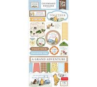 Echo Park Chipboard 6"X13"-Phrases, Winnie The Pooh