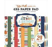 Echo Park Double-Sided Paper Pad 6"X6" 24/Pkg-A Birthday Wish Boy WB297023