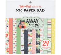 Echo Park Double-Sided Paper Pad 6"X6" 24/Pkg-Away We Go