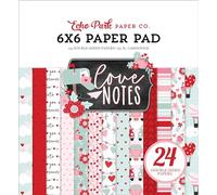 Echo Park Double-Sided Paper Pad 6"X6" 24/Pkg-Love Notes