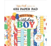 Echo Park Double-Sided Paper Pad 6"X6" 24/Pkg-Make A Wish Birthday Boy