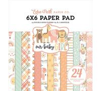 Echo Park Double-Sided Paper Pad 6"X6" 24/Pkg-Our Baby Girl