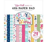 Echo Park Double-Sided Paper Pad 6"X6" 24/Pkg-Play All Day Girl -AG268023