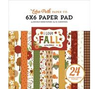 Echo Park Double-Sided Paper Pad 6"X6"-I Love Fall