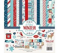 Echo Park Paper A Perfect Winter Collection Kit, Paper, Multicolored, 12-x-12-Inch