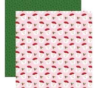 Echo Park Paper Christmas Delivery: Happy Santa 12x12 Patterned Paper, Multi