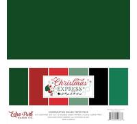 Echo Park Paper Christmas Express Solids Kit, Multi