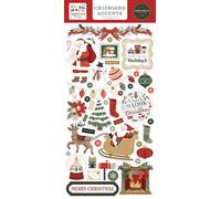 Echo Park Paper Christmas Village 6x13 Chipboard Accents, Multi
