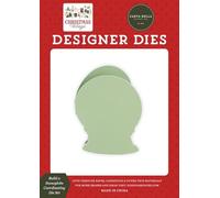 Echo Park Paper Christmas Village: Build A Snowglobe Coordinating Card Medium Die Set, Multi