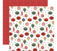 Echo Park Paper Christmas Village: Joy Ornaments 12x12 Patterned Paper, Multi