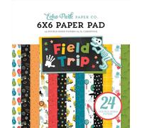 Echo Park Paper Co. Field Trip 6x6 Paper Pad, 24 Sheets, Double Sided, Card Stock