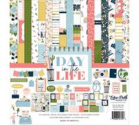 Echo Park Paper Collection Kit 12inchX12inch-Day In The Life -DL260016, White