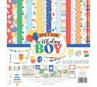 Echo Park Paper Collection Kit 12''X12''-Make A Wish Birthday Boy