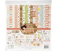 Echo Park Paper Company Baby Girl Collection 12X12 KIT, Pink, Yellow, Green,Blue, One Size