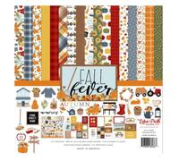 Echo Park Paper Company Echo Park Collection Kit 12"X12"-Fall Fever, Multicolor