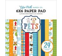 ECHO PARK PAPER Company Echo Park Double-Sided Paper Pad 6"X6" 24/Pkg-Pets, Multicolor