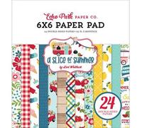 Echo Park Paper Company, Slice of Summer 6x6 Paper Pad, 6-x-6-Inch